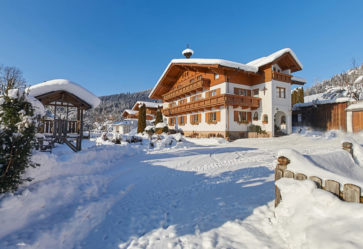 Winteransicht Bauernhof Untersüßgut in Eben im Pongau